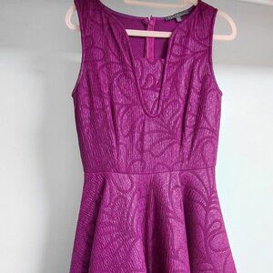 Women's Sleevless High Low Wrap V Neck Honeycomb Dress Pleated Flowy Dress